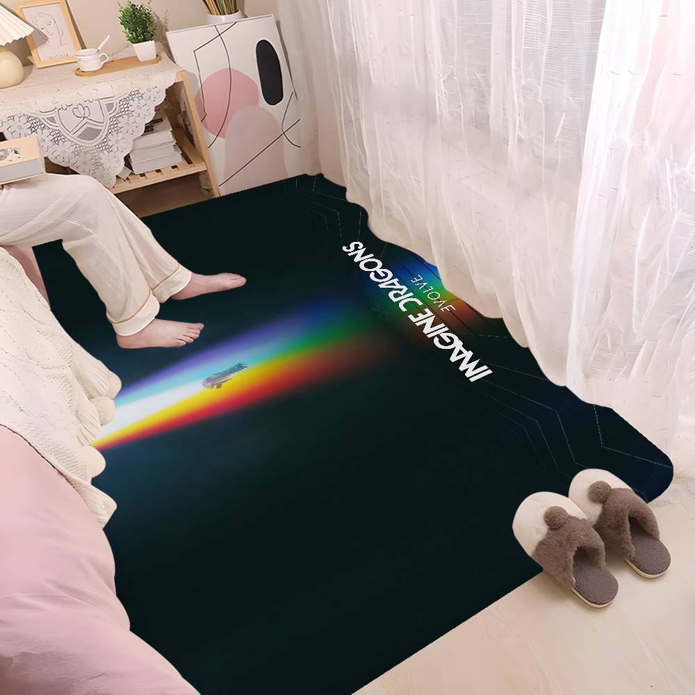 Hot Music I-Imagine D-Dragons Room Mats Cheaper Anti-slip Modern Living Room Balcony Printed Household Carpets