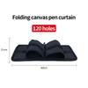 16/24/36/48/72/120 Holes Canvas Roll Pen Curtain Pencil Bag Case Holder Storage Pouch Stationery School Supplies