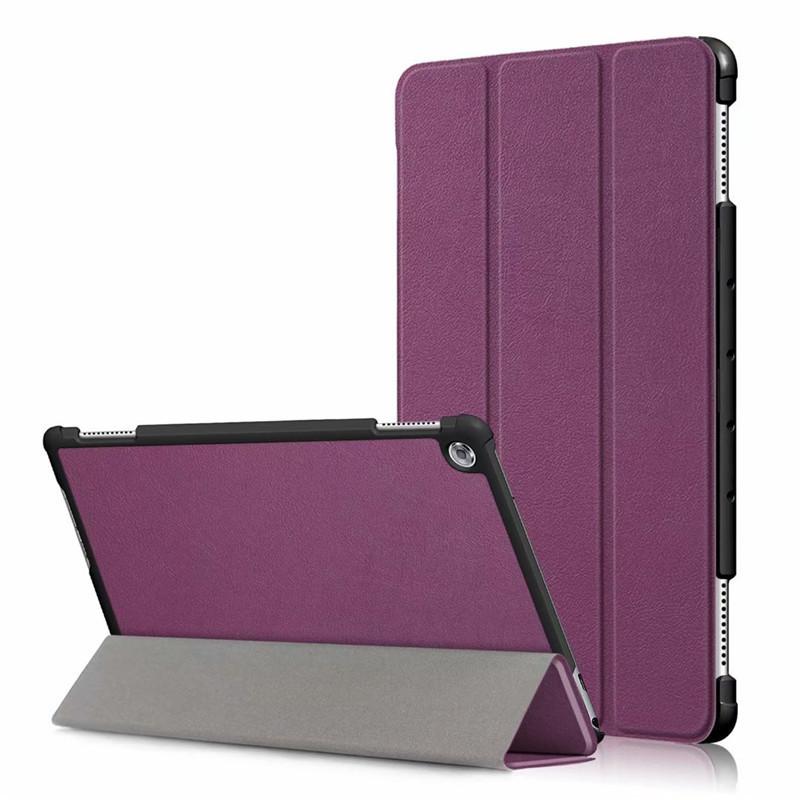 Case for Huawei MediaPad M5 Lite 10 BAH2-W19/L09/W09 Ultra Slim Pu Leather Stand Cover for Mediapad T5 10.0 Case