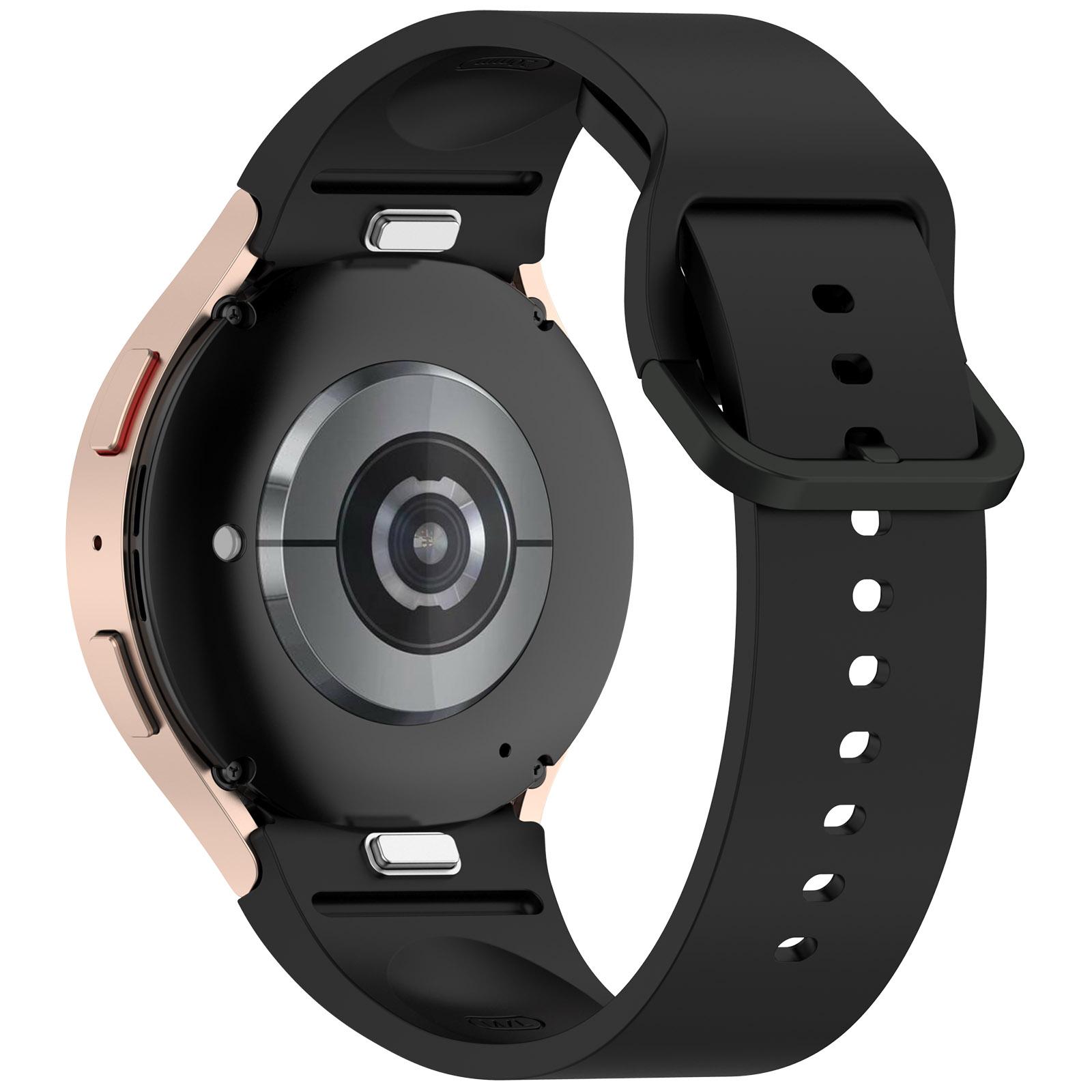 

Watch Band for Samsung Galaxy Watch7/Watch FE/Watch6/Watch 5/Watch4 Silicone Wrist Strap Black