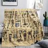 1PC Attack On Titan Print Flannel Blanket, High Quality All Seasons, Home Decor, Warmth and Comfort, Perfect for Christmas Gifts