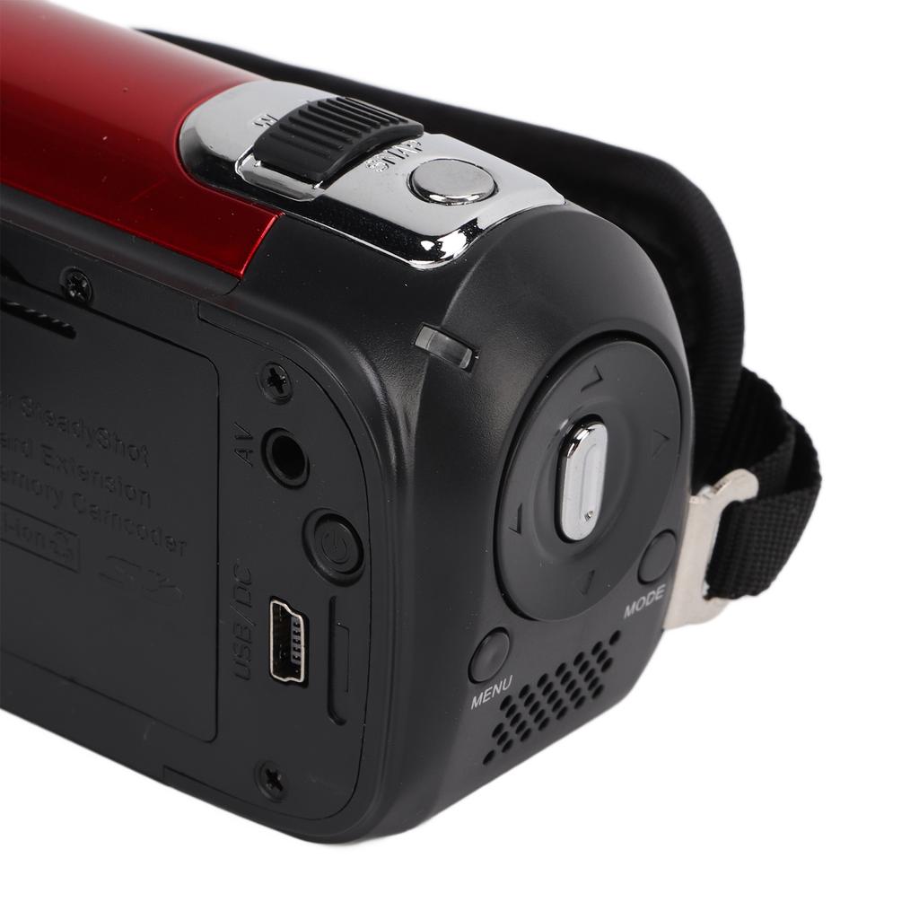 Videokamera Camcorder Full HD Kamera Recorder 270 Grad Drehung 2,7 Zoll Farbbildschirm 16x Zoom Digitale Camcorder