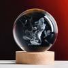 Inner Carved Crystal Ball Twelve Constellation Decoration Crafts Miniature Ornament  Home Decor