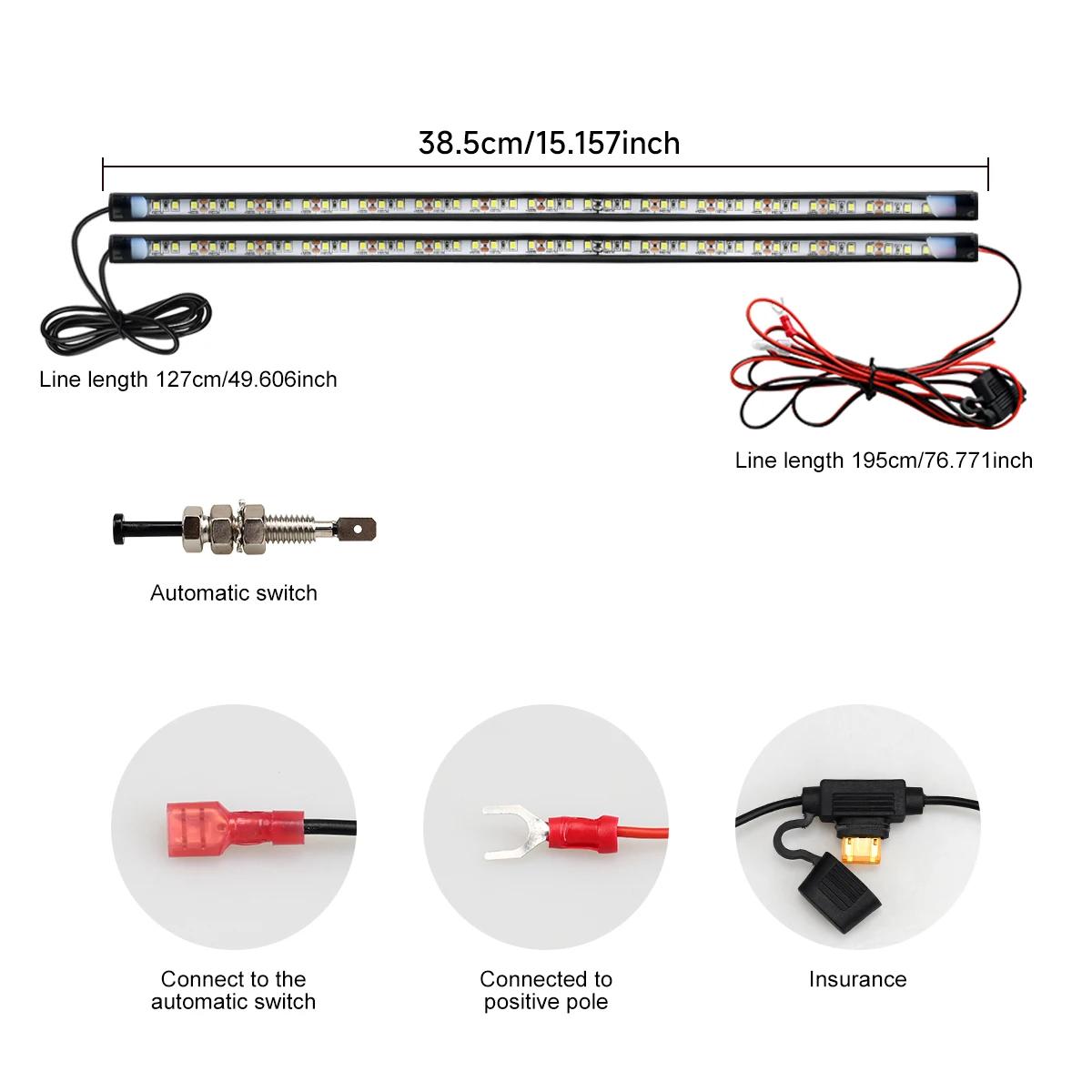 

New 12V car engine hood lighting emergency maintenance light front hood light LED car decoration light Accessories