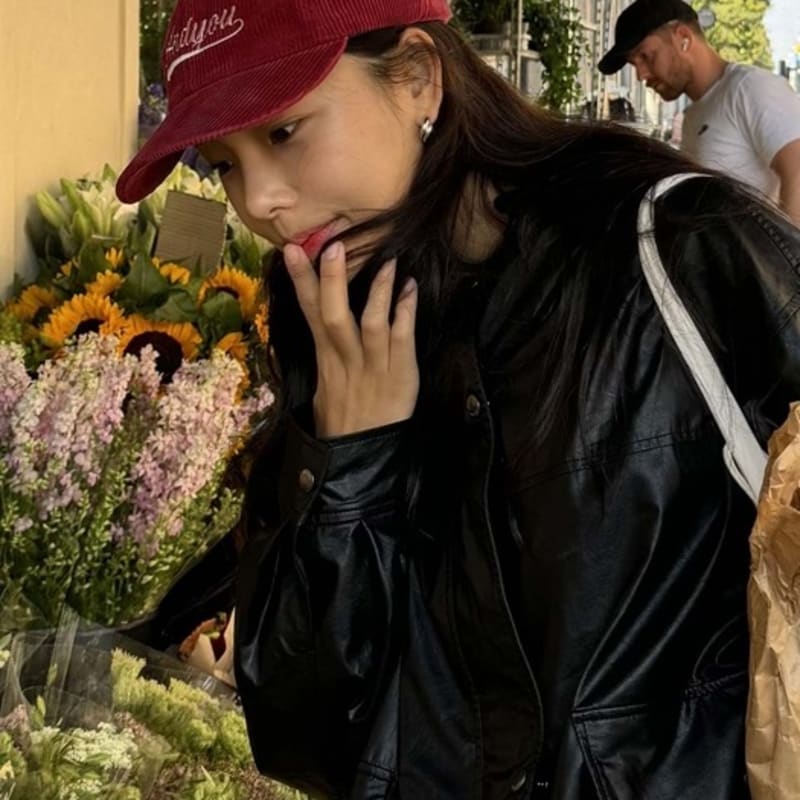 

AND YOU SEONYUDO Basic logo corduroy ball cap (3color) Red