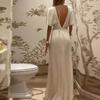 Women's spring new, European and American, temperament solid color pleated waist backless dress