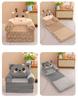 Kids' Plush Folding Stool: Panda, Capybara & Cow Design, Perfect for Playroom or Gift