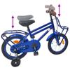 Kids  Bicycle 12 Inches for Ages 2 4 Dark Blue