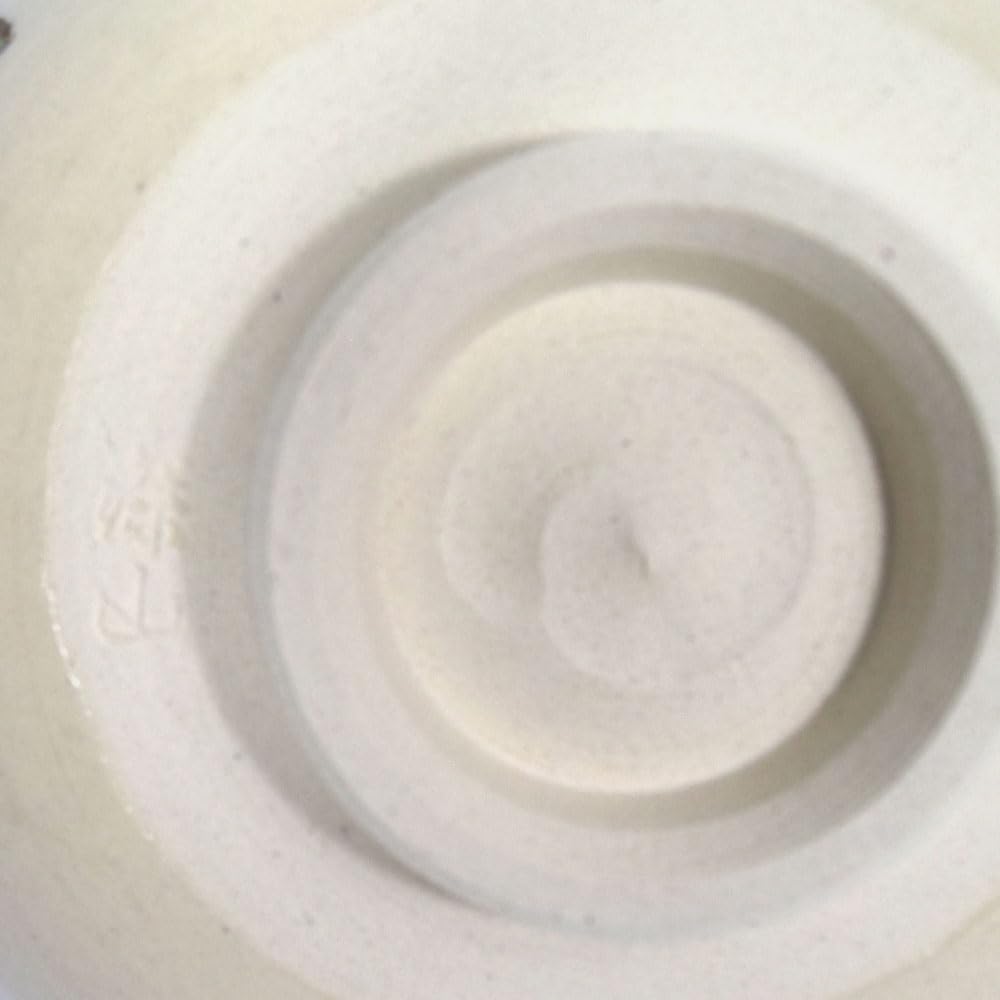 Tea Ceremony Utensils, Flat Tea Bowl, Colored Painting, Flowing Water, Blue Maple, by Higashiyama Miyama