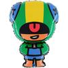 Ballon en Aluminium Brawl Stars Leon 81cm