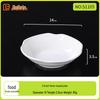 Beilain A5 Melamine Scalloped Sauce Dish