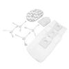 Dust Bag Filter Rag Side Brush Set Robot Vacuum Cleaner Accessories for Roidmi EVA SDJ06RM