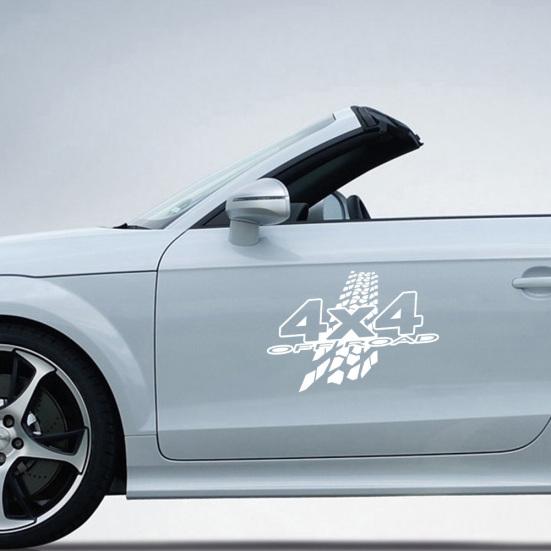 4X4 Off-Road Funny Reflective Decal Car Window Body Styling Sticker DIY Decor