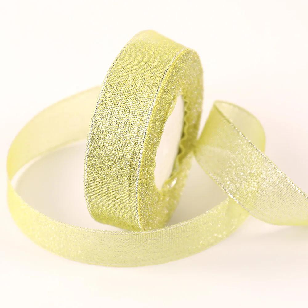 25yards 20mm Colorful Onion Glitter Ribbon for Gift Packaging Webbing Christmas Wedding Decoration Supplies Handmade Ribbons