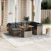 VidaXL Garden Lounge Set with Cushions 8 Pcs, Patio Sofas, Patio Furniture Set, Outdoor Furniture, Grey 3270955
