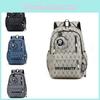 Stylish Spring New Unisex Backpack Casual Travel Bag For Students In Gray Blue Black