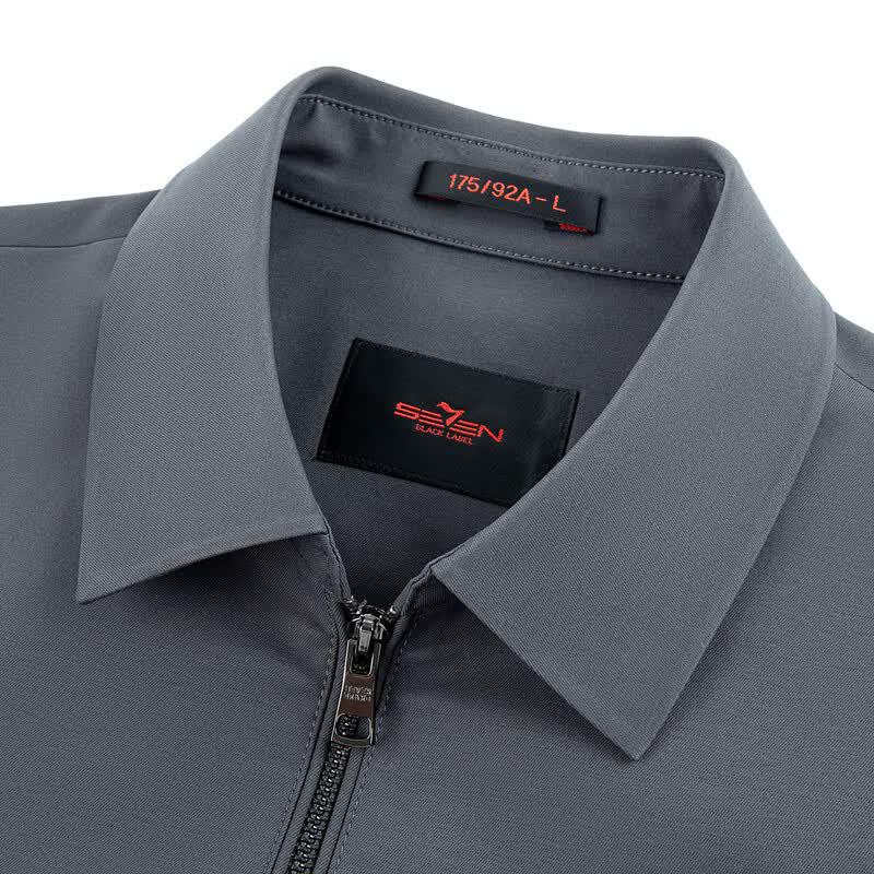 Septwolves Men's Seamless Lapel Business Jacket