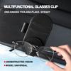 Leather Car Glasses Clip Sun Visor Multi-function Sunglasses Clip For Jaguar XF XE XJ F-Pace X-Type S-Type F-Type E-Pace I-PACE XK