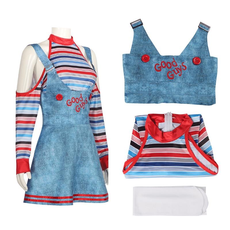 

Ghost Doll Halloween Cosplay Dress Girls Costume Carnival Party Anime Gift Event 3XL