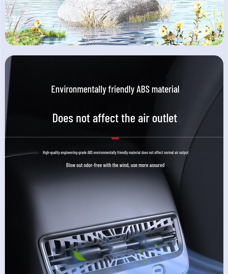 Förbättring av ram för bakre AC-ventilationsgaller till Tesla Model 3/Y