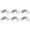 Feb.20Mm X 3Mm Stainless Steel Webbing Strapping Welded O Rings 30 Pcs