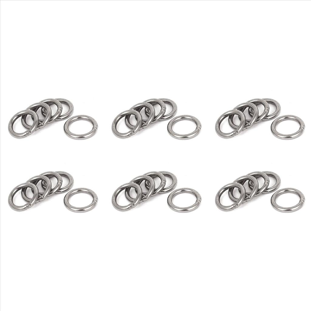Feb.20Mm X 3Mm Stainless Steel Webbing Strapping Welded O Rings 30 Pcs