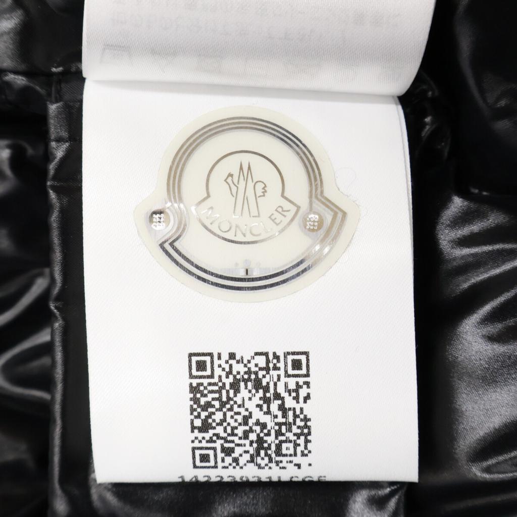 Moncler BADYFUR Shiny Nylon Short Down Jacket Jacket 0 blackUsed