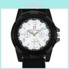 Men's Watch With Sport Military Analog Design And Durable Nylon Strap Ideal Gift
