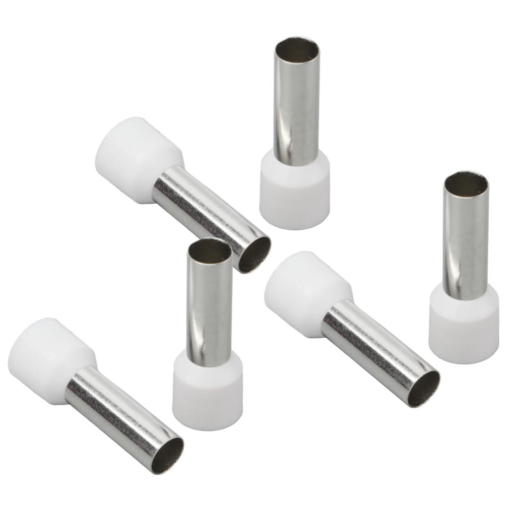 100Pcs Insulated Ferrule Pin Crimp Terminals EU Style Cord End Connectors 6 AWG E16 18