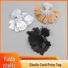 200pcs Elastic Cord Hang Tags for Jewelry Price Labels