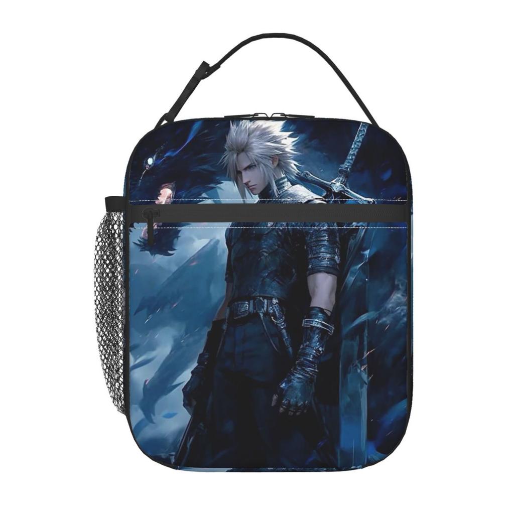 Fantasy Final Seven Insulated Lunch Bag for Women Office Cooler Thermal Food Box Tote Portable Lunch Boxes Container