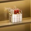 Desktop Diamond Grain Cosmetic Storage Box Multifunction Storage Organizer Supplies Teenager Girl Makeup Lipstick