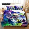 New Game Promise of Wizard Bedding Set Duvet Cover Comforter Bed Set Quilt Cover Pillowcase King Queen Twin Size Boys Girl Adult