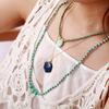 High Quality Natural Stone Hexagonal Crystal Simple Fashion Pendant Necklace Popular Jewelry Designer Jewelry