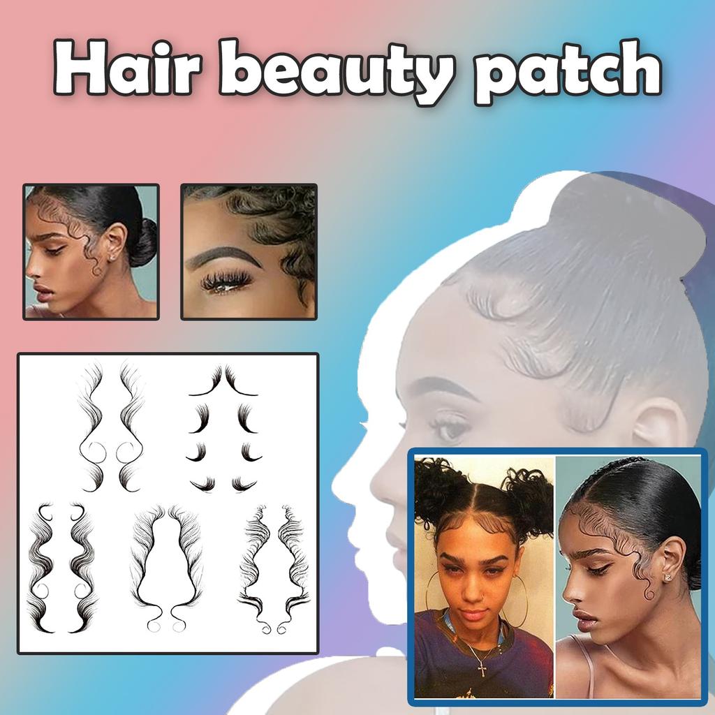 Tickers European And American Forehead Hair Waterproof  Stickers