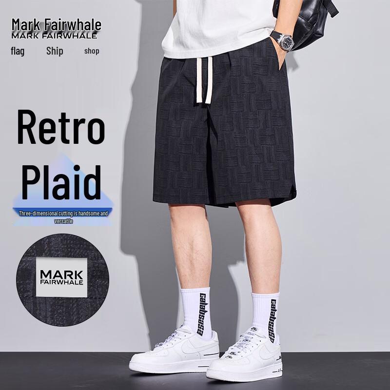 MARK FAIRWHALE Men s Summer Casual Shorts L