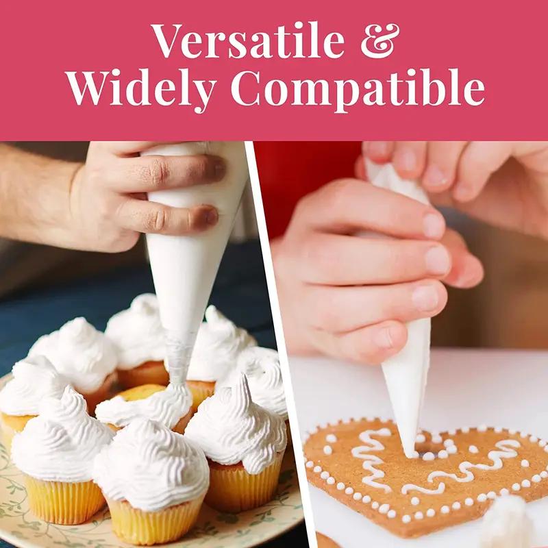 100PCS Jelly Mold Disposable Pastry Bags Extra LeakProof Cake DecoratingBakingIcingand CraftsDurableFood Safe
