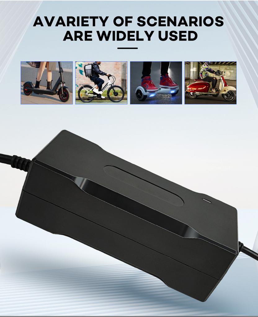 Best Selling 54.6V 2A 13S Ebike Charger for Electric Bicycle Scooter Lithium Li-ion DC Port Eco-Friendly