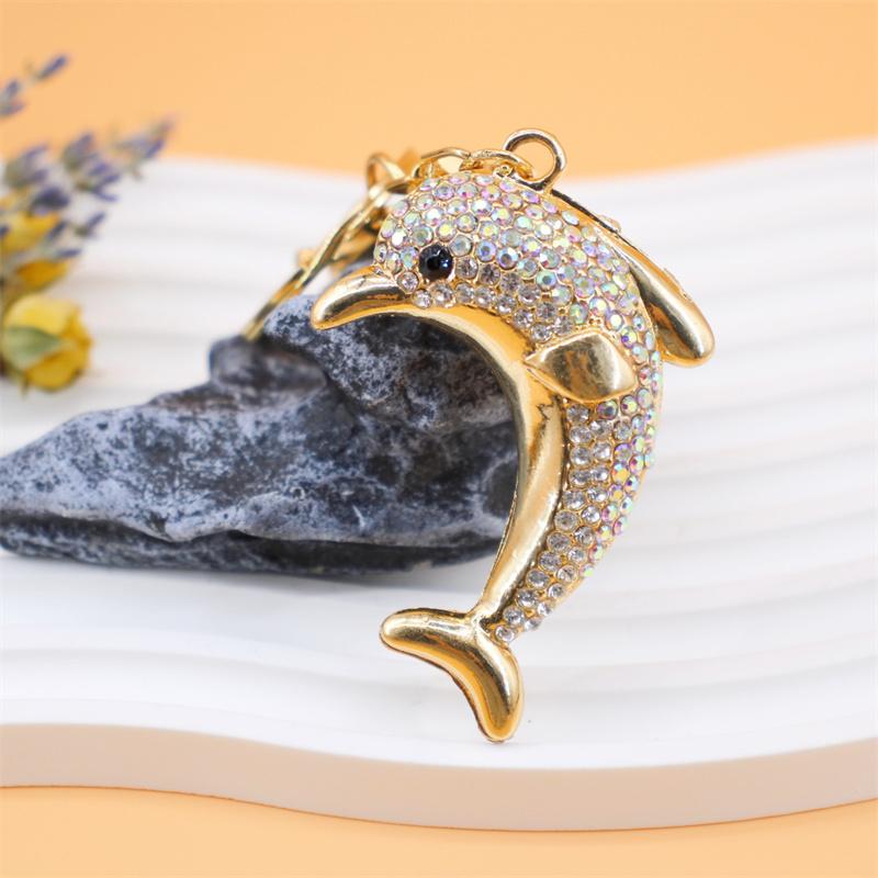 Rhinestone Flamingo Keychain Flamingo Pendant Keychain Rhinestone Crystal Keyring Car Key Chain Key Holder Handbag Purse Charm