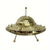 Creative Flying Saucer Disco Globe Ornament Light Reflection Color Mirror Ball Party Decoration Wedding Birthday Home Ornament