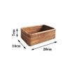 3 Sizes Rectangular Rattan Storage Woven Nesting Baskets Handmade Wicker Baskets For Decor Fruit Tray And Snack Storage Box&