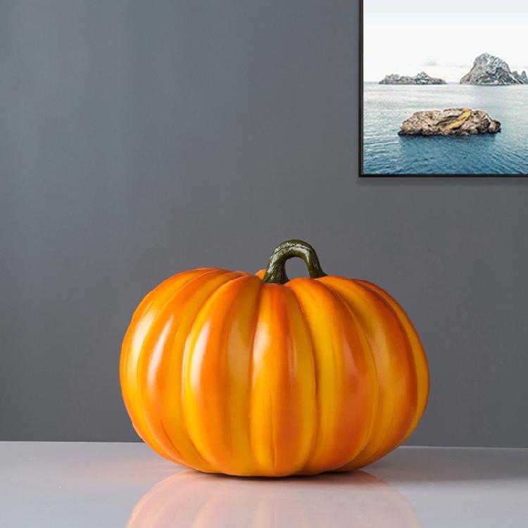 Halloween Pumpkin Figurine Resin Art Statue Festival Party Dining Table Decor