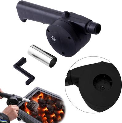 Ventilador de Barbacoa Soplador de Aire Encendedor Rápido Manual Portátil de Manivela para Picnic al Aire Libre Camping Cocina Barbacoa Parrillas de Carbón Estufa