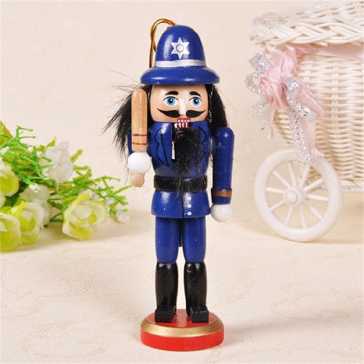 Creative Christmas Wood Nutcrackers Soldier Ornament  New Year Birthday Wedding