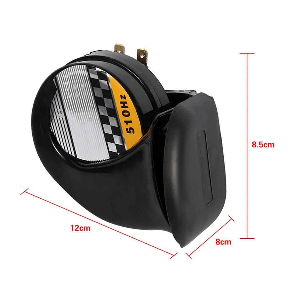 Snail Air Horn Snail Motorcycle Speaker  Mini Loud Electronic Snail Horn For Motorcycle Loud Voice Speaker 12V 510HZ