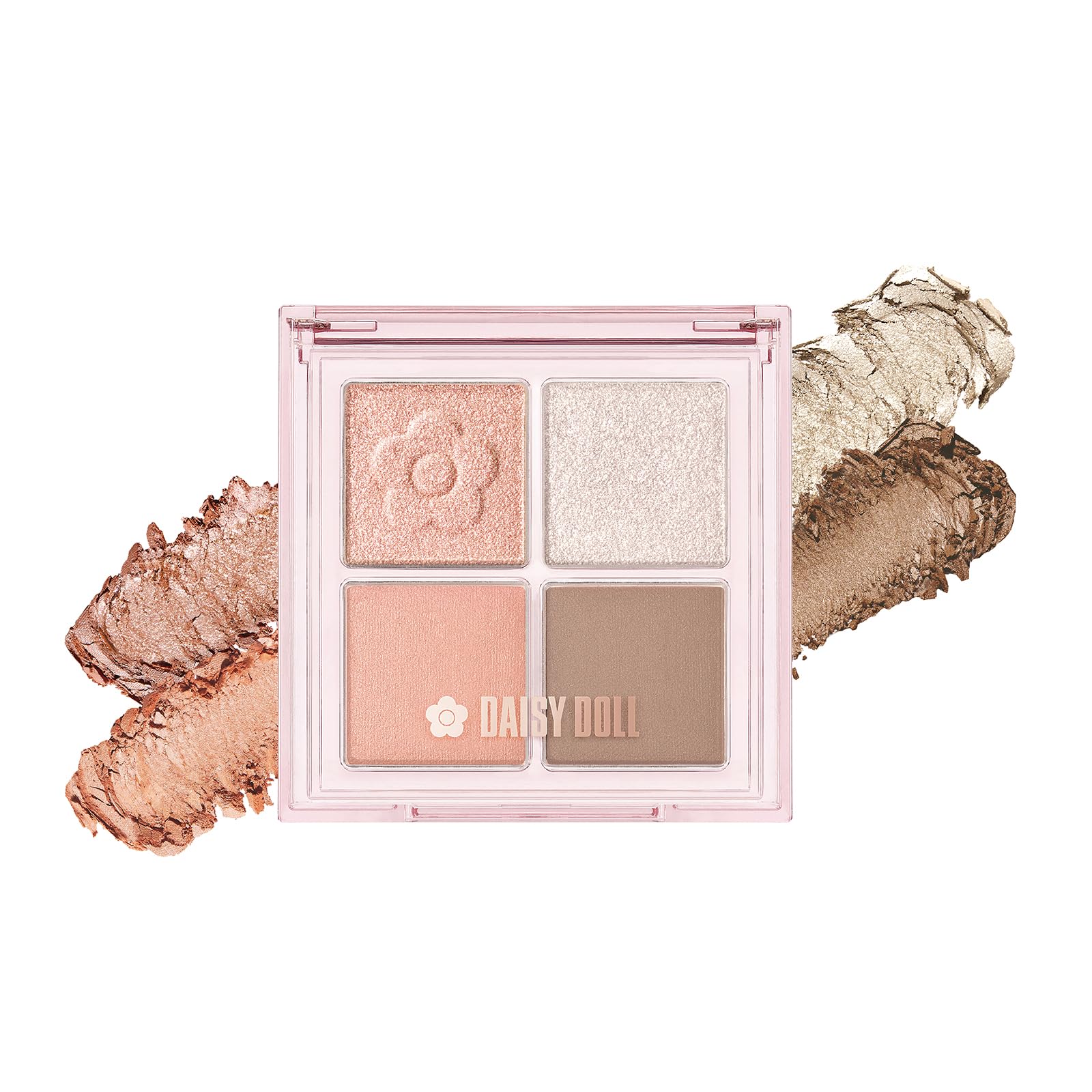 

DAISY DOLL by MARY QUANT Eyeshadow 03 Apricot Rich color moist gradient pearlescent finish Apricot Mousse. eyeshadow, texture, translucent, eye, (03