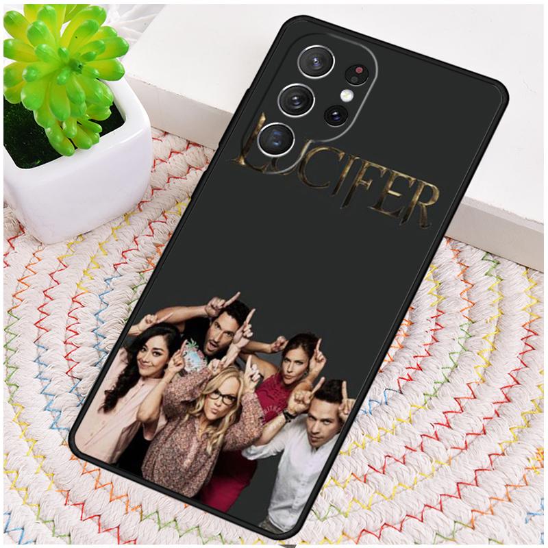 TV Series Lucifer TPU Phone Case For Samsung Galaxy Note 10 Pro S26 S25 S24 S23 S22 Ultra Plus S21 FE S20 Shockproof Cover