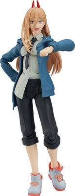 Figma Kettensägen-Mann-Power-Figur aus Kunststoff, bemalt, beweglich, nicht maßstabsgetreu