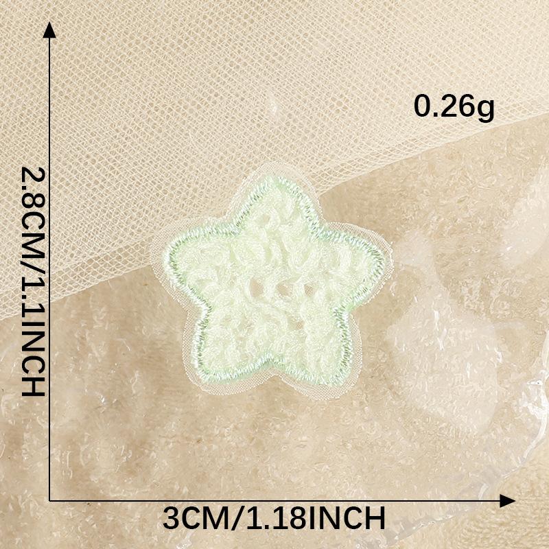 Computer Embroidery Label Jewelry Accessories Embroidery Love Strawberry Clothing Accessories Patch Sticker Handmade Diy Cloth Label Cloth Sticker