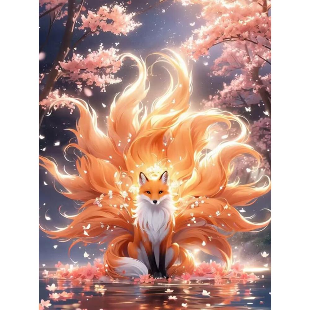 Fantasy Tier Fuchs Diamantmalerei Stickerei 5D DIY Neuankömmling Strassstein Bild Mosaik Kreuzstichsets Handgemacht Kindergeschenk